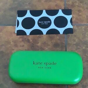 Kate Spade So Happy To See You Glasses Case Flip Top mint condition